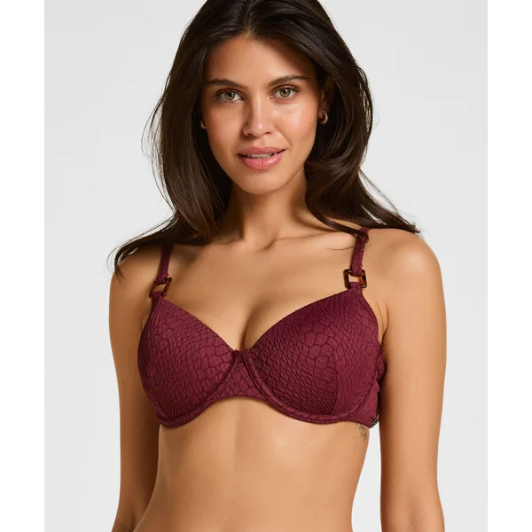 Haut de Bikini Rembourré à Armatures Aruba - Violet