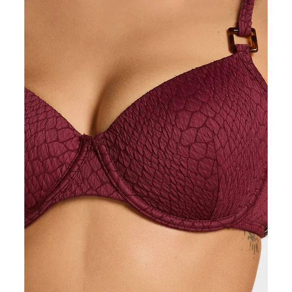 Haut de Bikini Rembourré à Armatures Aruba - Violet