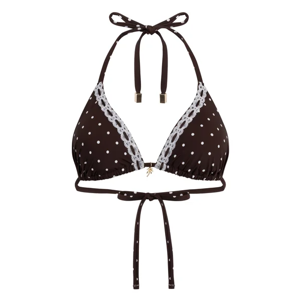 Haut de Bikini Triangle Algarve - Marron