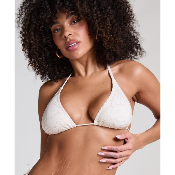 Haut de bikini triangle Caicos - Beige