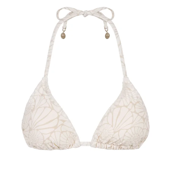 Haut de bikini triangle Caicos - Beige