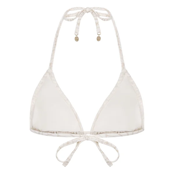 Haut de bikini triangle Caicos - Beige