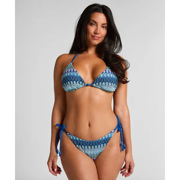 Haut de bikini triangle Cali - Bleu