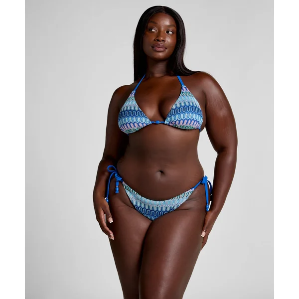 Haut de bikini triangle Cali - Bleu