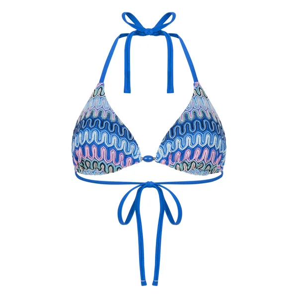 Haut de bikini triangle Cali - Bleu