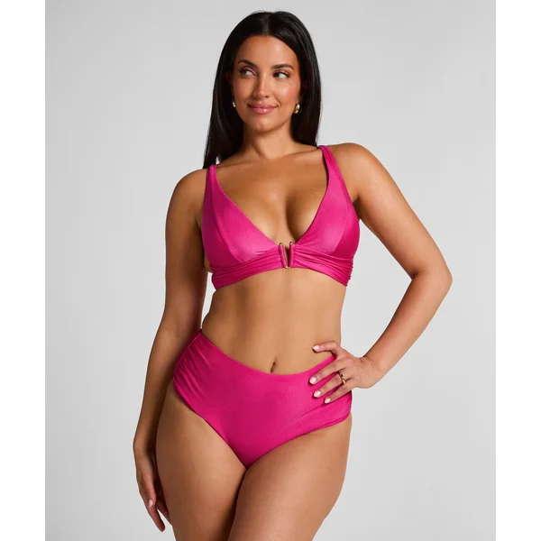 Haut de bikini triangle Luna - Rose