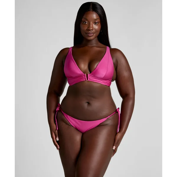 Haut de bikini triangle Luna - Rose
