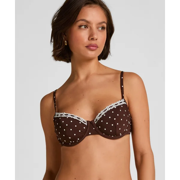 Haut de Bikini à Armatures Non Rembourré Algarve - Marron