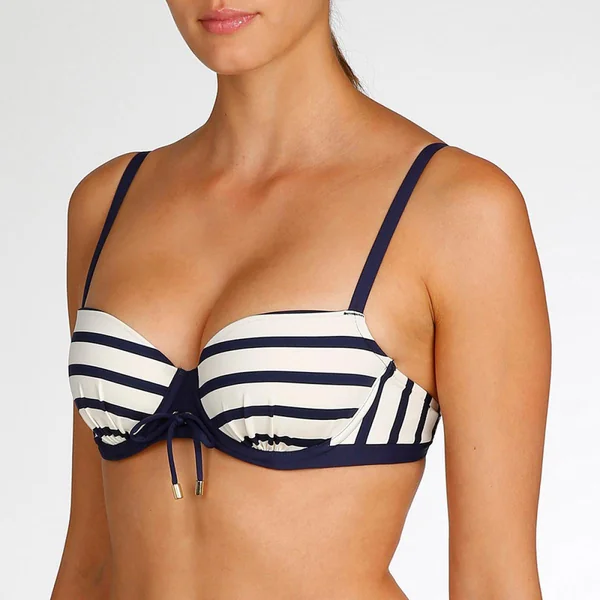 Haut de maillot Balconnet rembourré à armatures Marie-Jo CATHERINE blue moon bleu Marie Jo Swim