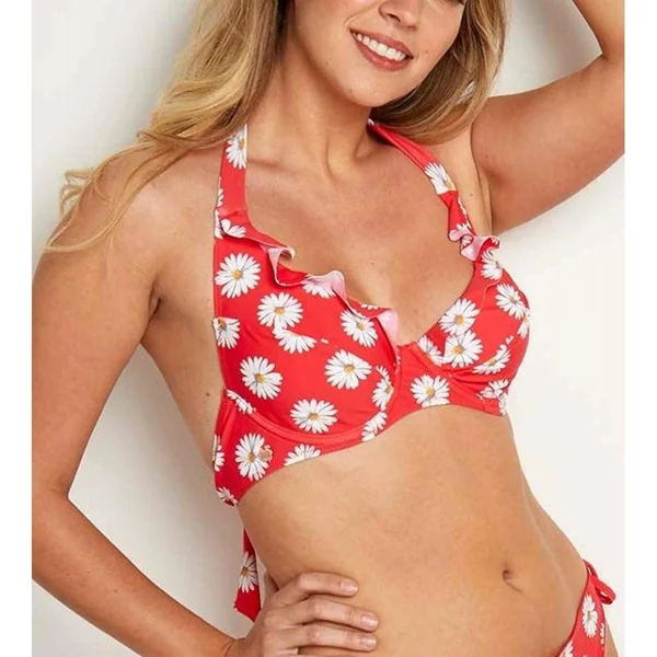 Haut de maillot de bain armatures Brigitte Bardot Floral Rouge Brigitte Bardot