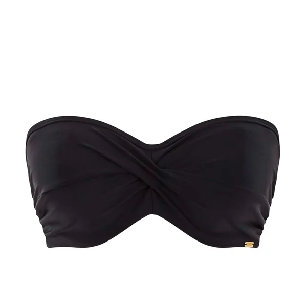 Haut de maillot de bain bandeau armatures noir Panache Maillot Anya