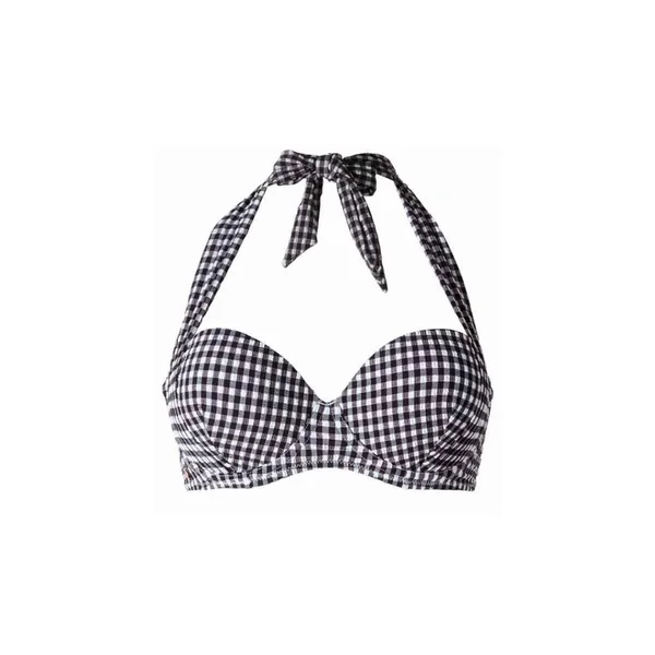 Haut de maillot de bain bandeau noir Madrague Brigitte Bardot