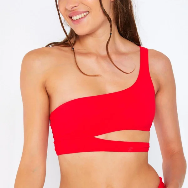 Haut de maillot de bain bandeau rouge Banana Moon Spring Banana Moon