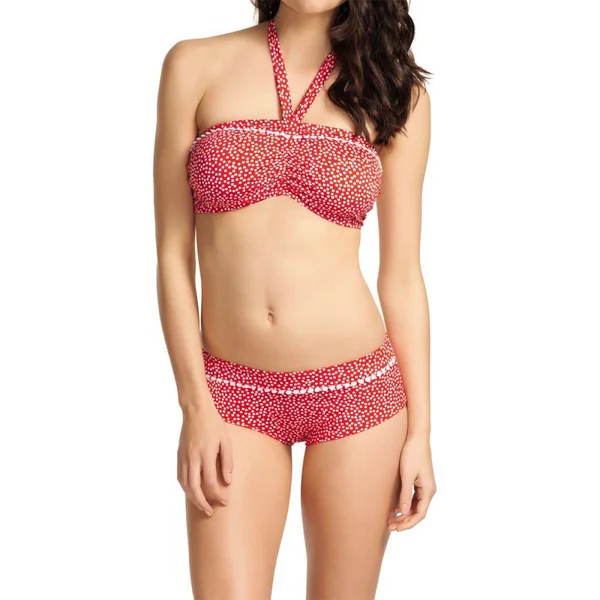 Haut de maillot de bain bandeau Rouge Freya Maillots
