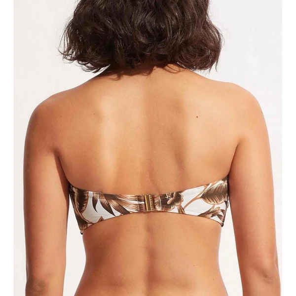Haut de maillot de bain bandeau - Vert Island In The Sun Seafolly