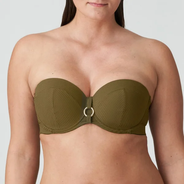Haut de maillot de bain Bandeau - Vert Olive Prima Donna Maillot