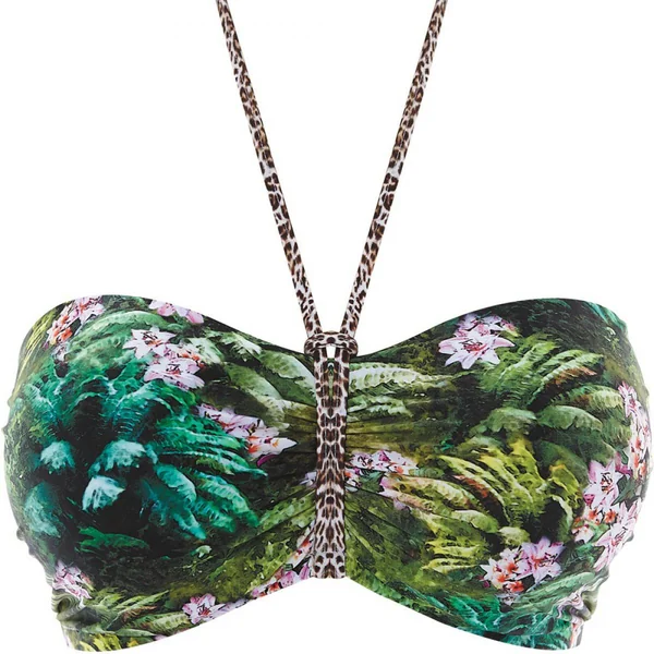 Haut de maillot de bain bandeau Vert - Rumble Freya Maillots