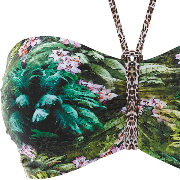 Haut de maillot de bain bandeau Vert - Rumble Freya Maillots