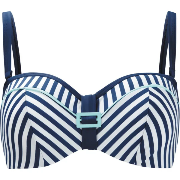 Haut De Maillot De Bain Bandeau À Armatures - Bleu Cléo By Panache LUCILLE Cléo by Panache Maillot