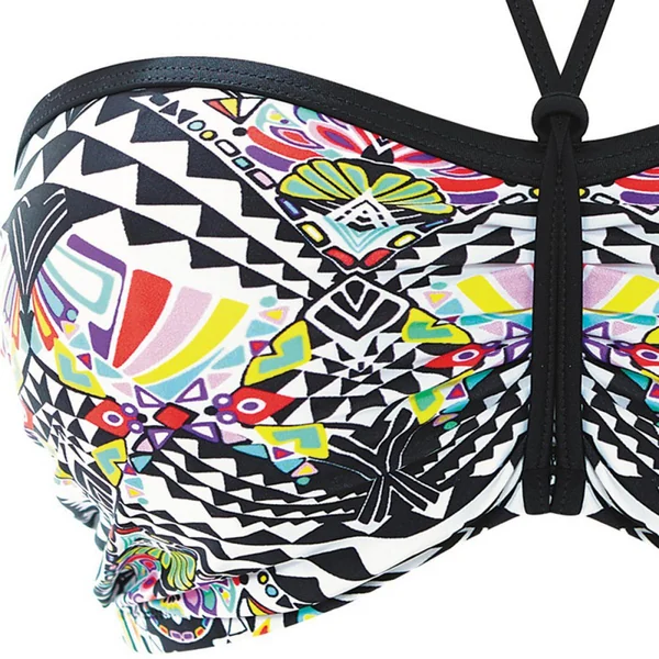 Haut de maillot de bain bandeau à armatures Noir - Zodiac Freya Maillots