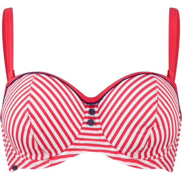 Haut De Maillot De Bain Bandeau À Armatures - Rose Cleo By Panache LUCILLE Cléo by Panache Maillot