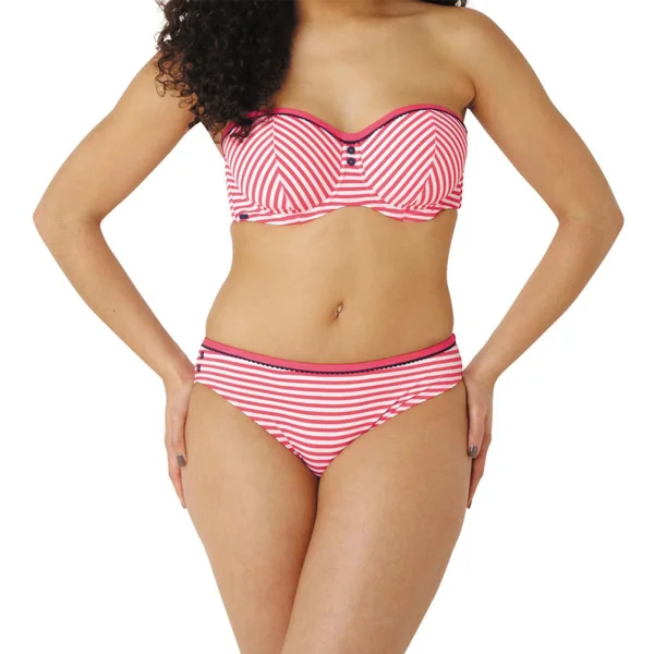 Haut De Maillot De Bain Bandeau À Armatures - Rose Cleo By Panache LUCILLE Cléo by Panache Maillot