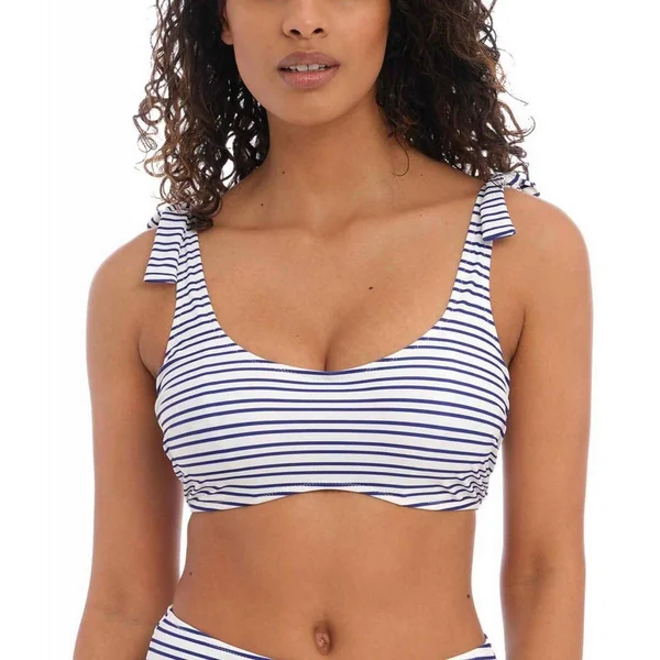 Haut de maillot de bain bralette armatures - Bleu NEW SHORES en nylon Freya Maillots