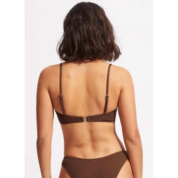 Haut de maillot de bain bralette - Marron Sea Dive Seafolly