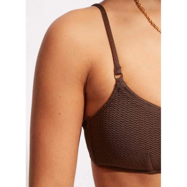 Haut de maillot de bain bralette - Marron Sea Dive Seafolly