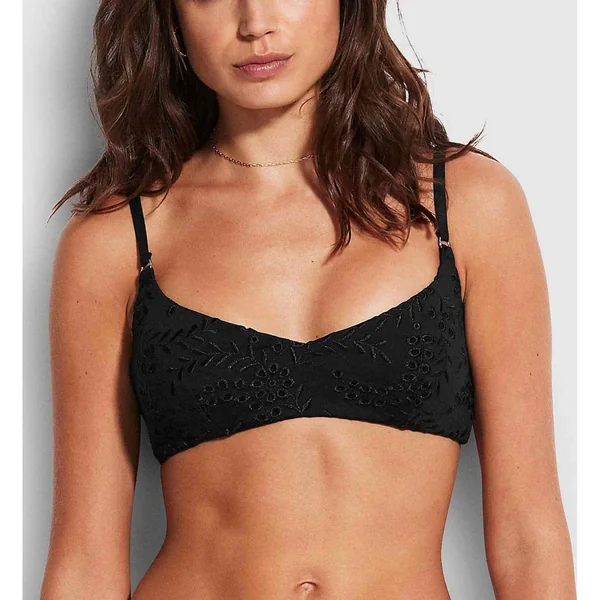 Haut de maillot de bain bralette - Noir Sea Dive Seafolly