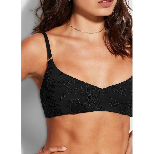 Haut de maillot de bain bralette - Noir Sea Dive Seafolly