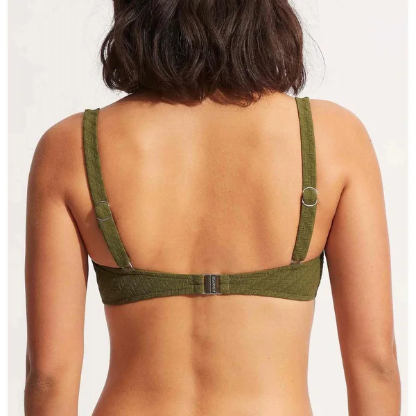 Haut de maillot de bain brassière - Vert Willow Seafolly