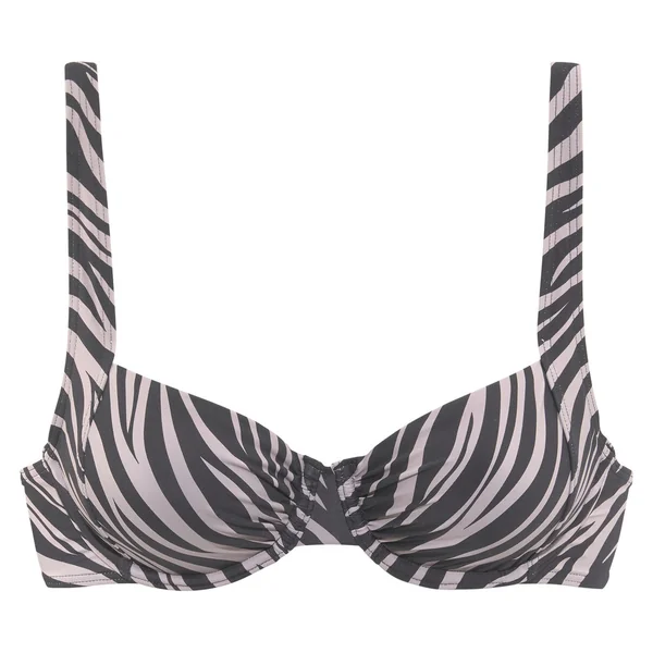 Haut de maillot de bain corbeille - Noir Lascana