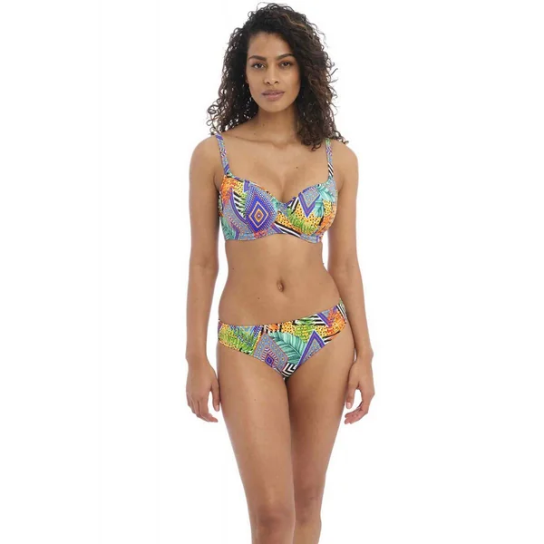 Haut de maillot de bain décolleté cœur armatures - Multicolore CALA PALMA en nylon Freya Maillots