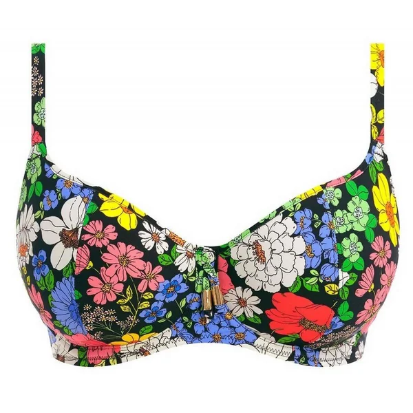 Haut de maillot de bain décolleté cœur armatures - Multicolore FLORAL HAZE en nylon Freya Maillots