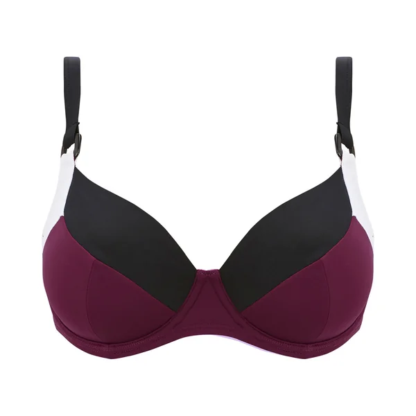 Haut de maillot de bain emboitant avec armatures - Bordeau Sans Complexe Bain