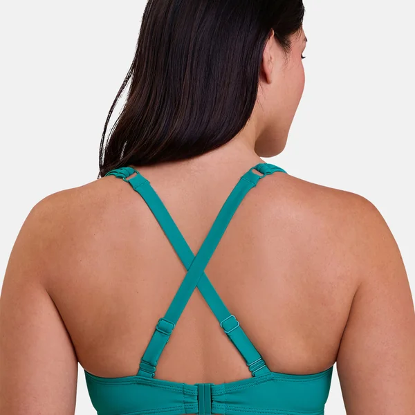 Haut de maillot de bain emboitant avec armatures Moorea - Bleu Sans Complexe Bain