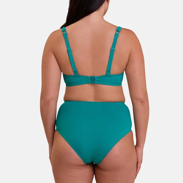 Haut de maillot de bain emboitant avec armatures Moorea - Bleu Sans Complexe Bain