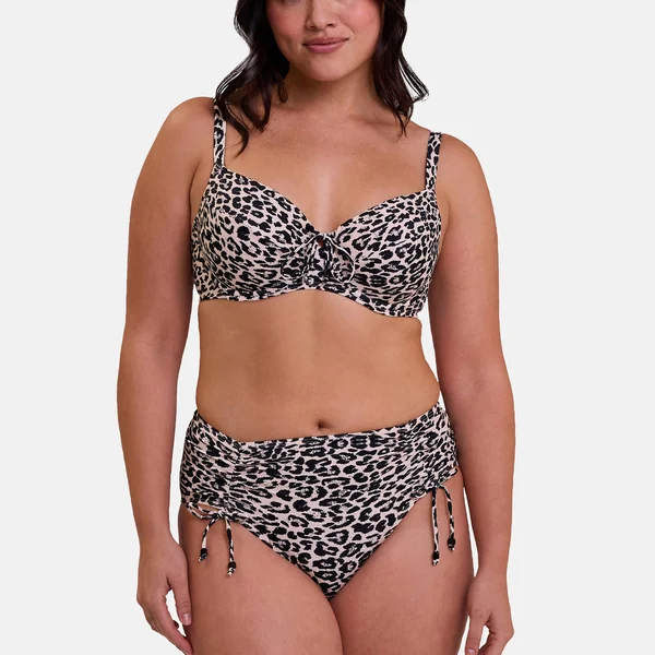 Haut de maillot de bain emboitant avec armatures Samoa - Léopard Sans Complexe Bain