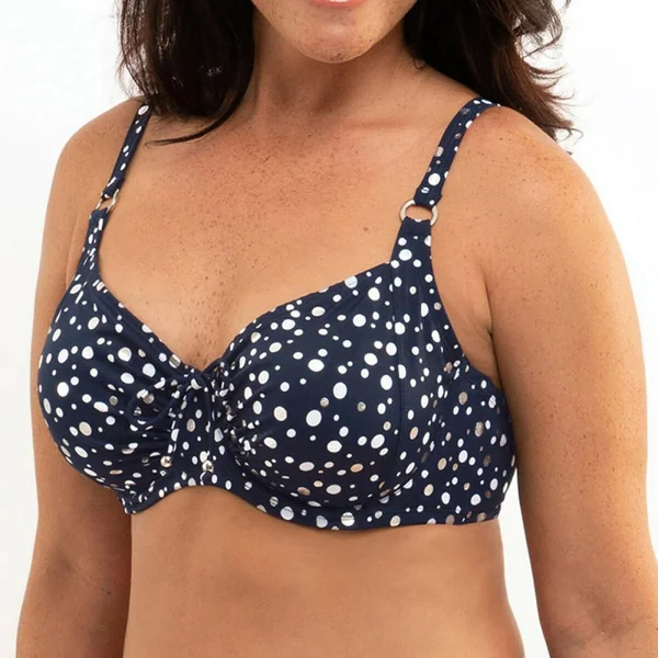 Haut de maillot de bain emboitant bleu Dorina Maillots