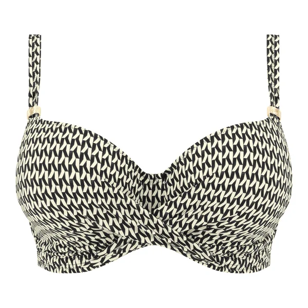 Haut de maillot de bain - Noir avec Motif Fantasie Bain