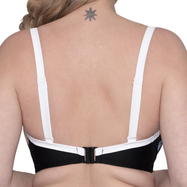 Haut de maillot de bain plongeant armatures Curvy Kate Maillot TROPICANA Black print Curvy Kate Maillot