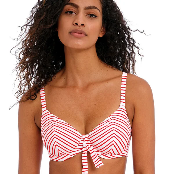 Haut de Maillot de Bain Plongeant - Rouge Freya Maillots NEW SHORES Freya Maillots