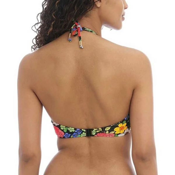 Haut de maillot de bain tour de cou armatures - Multicolore FLORAL HAZE en nylon Freya Maillots