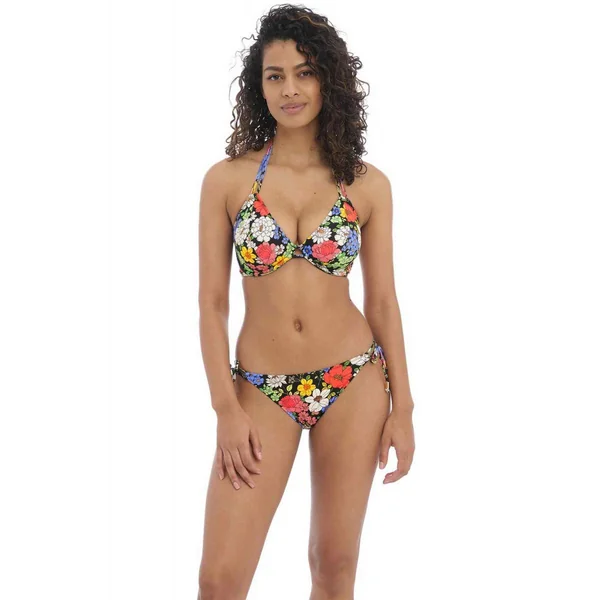 Haut de maillot de bain tour de cou armatures - Multicolore FLORAL HAZE en nylon Freya Maillots