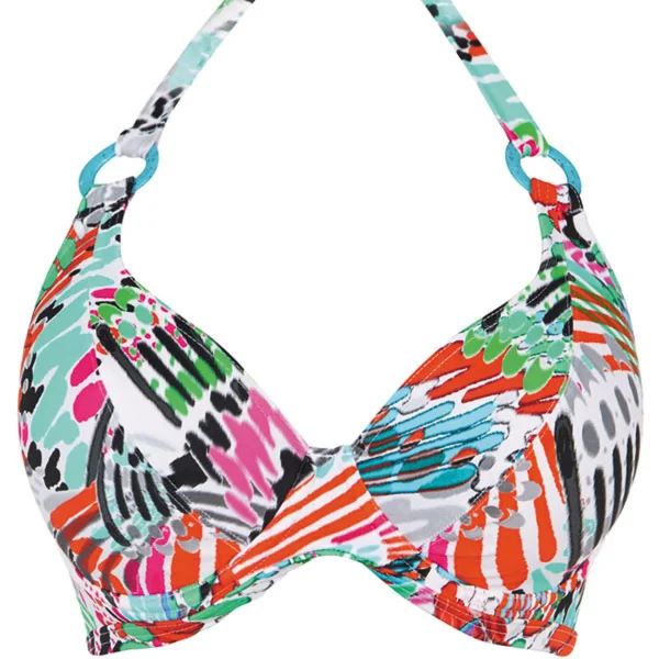 Haut de maillot de bain tour de cou carnival Freya Maillots bleu en nylon Freya Maillots
