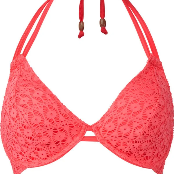 Haut de maillot de bain tour de cou Rouge Freya Maillots