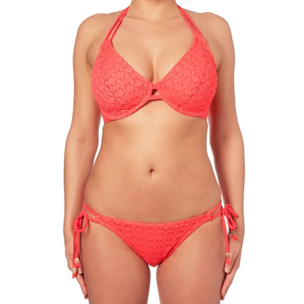 Haut de maillot de bain tour de cou Rouge Freya Maillots