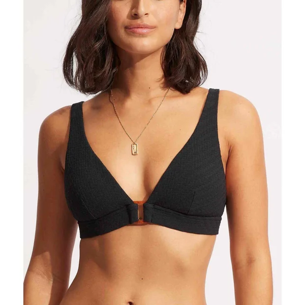 Haut de maillot de bain triangle - Noir Willow Seafolly