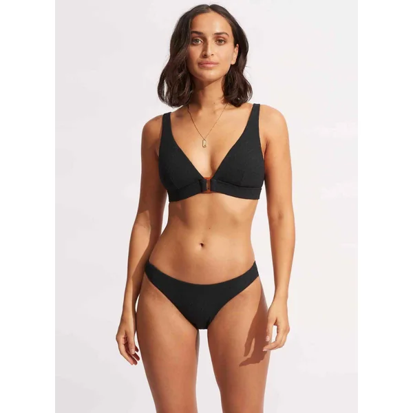 Haut de maillot de bain triangle - Noir Willow Seafolly